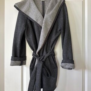 WOOL MAX STUDIO BELTED JACKET